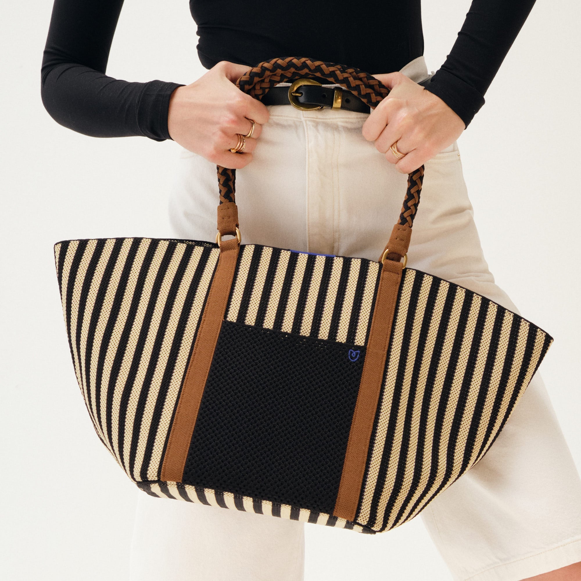 The Summer Tote - Black Tie